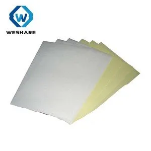 Klistermærkefrigivelsespapirark